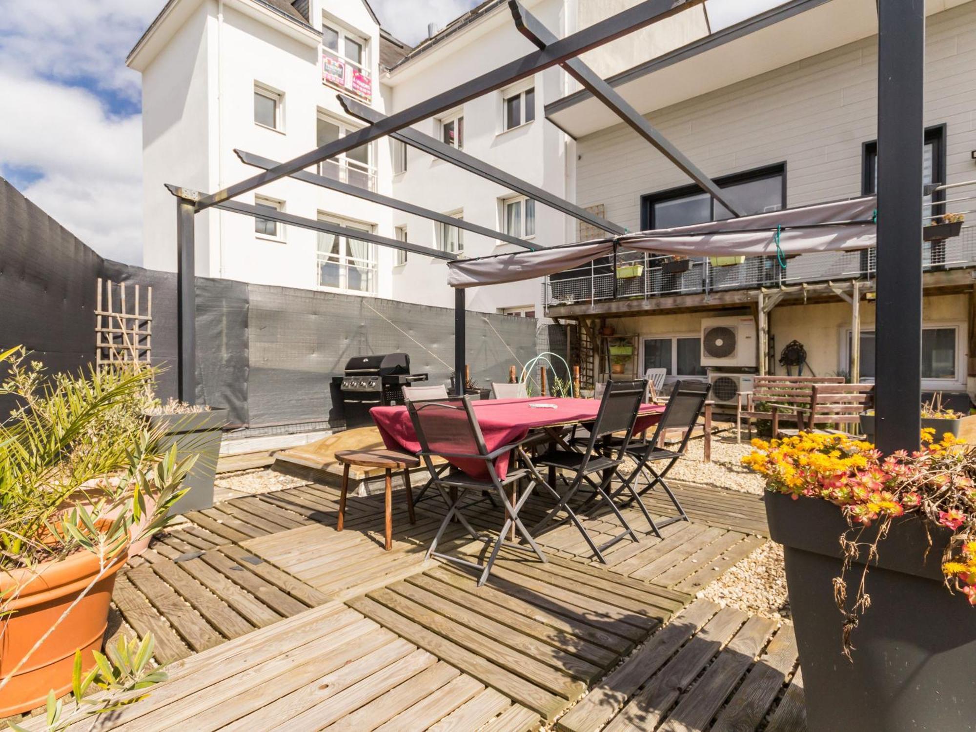 Maison De Ville A St Nazaire, Pres Du Front De Mer, Climatisee, 3 Chambres Avec Sdb Privatives, Wifi - Fr-1-306-1203 Saint-Nazaire  Exterior foto